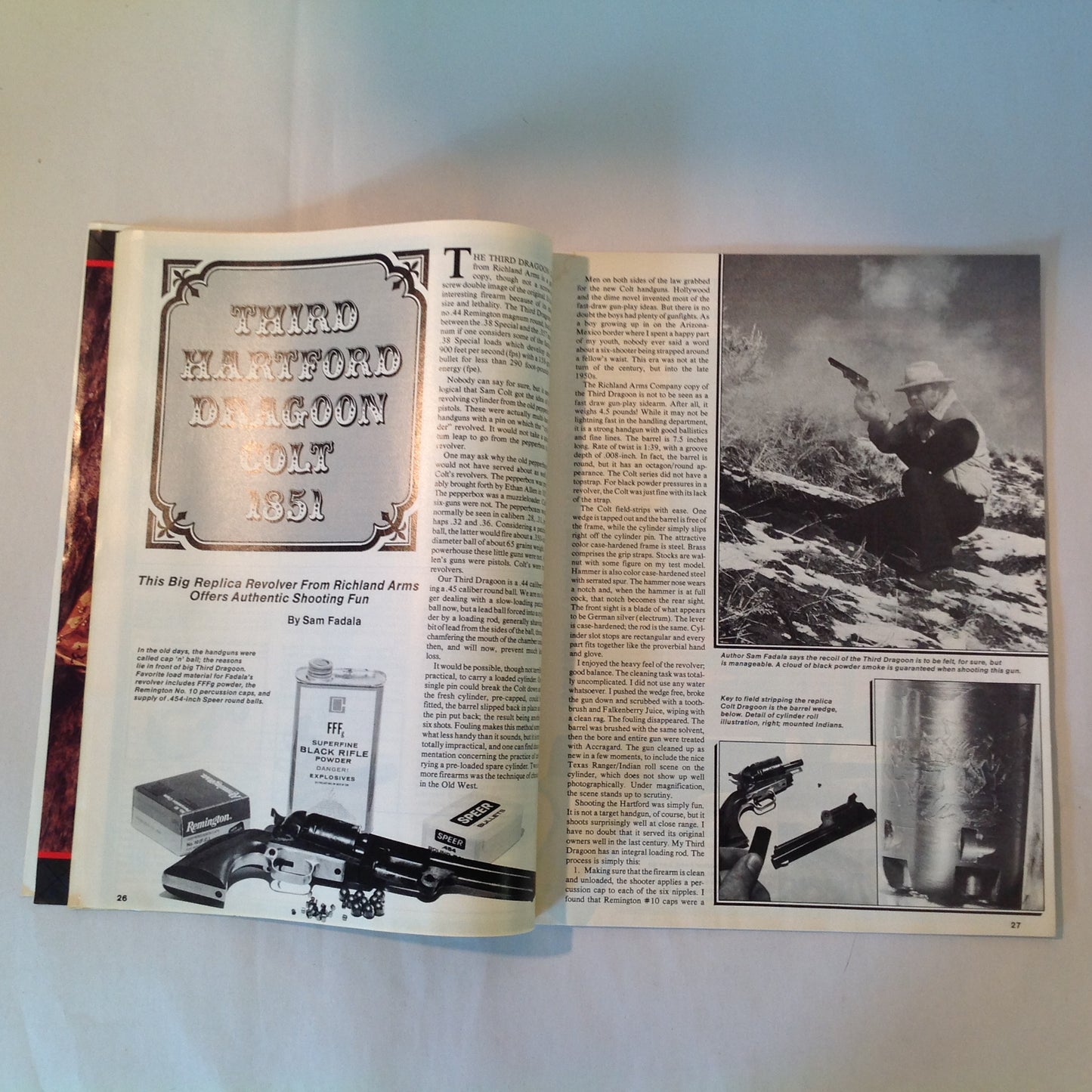 Vintage Jun 1985 Gun World Magazine Holmes Firearms 9mm Assault Pistol