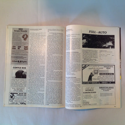 Vintage Jun 1985 Gun World Magazine Holmes Firearms 9mm Assault Pistol