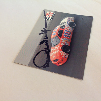 Vtg 1991 Pro Set Racing Signed Card Derrike Cope Car 10 Pura NASCAR Autographed