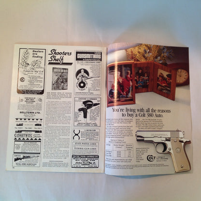 Vintage Jun 1985 Gun World Magazine Holmes Firearms 9mm Assault Pistol
