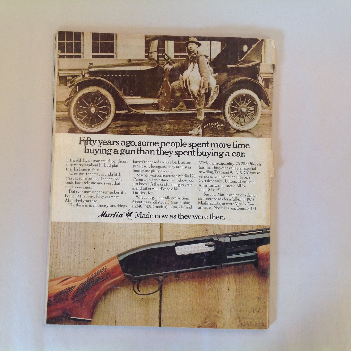 Vintage Aug 1973 Guns & Ammo Magazine Lugers Series Experiences with Bears Short Range Shotguns