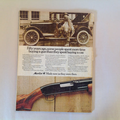 Vintage Aug 1973 Guns & Ammo Magazine Lugers Series Experiences with Bears Short Range Shotguns