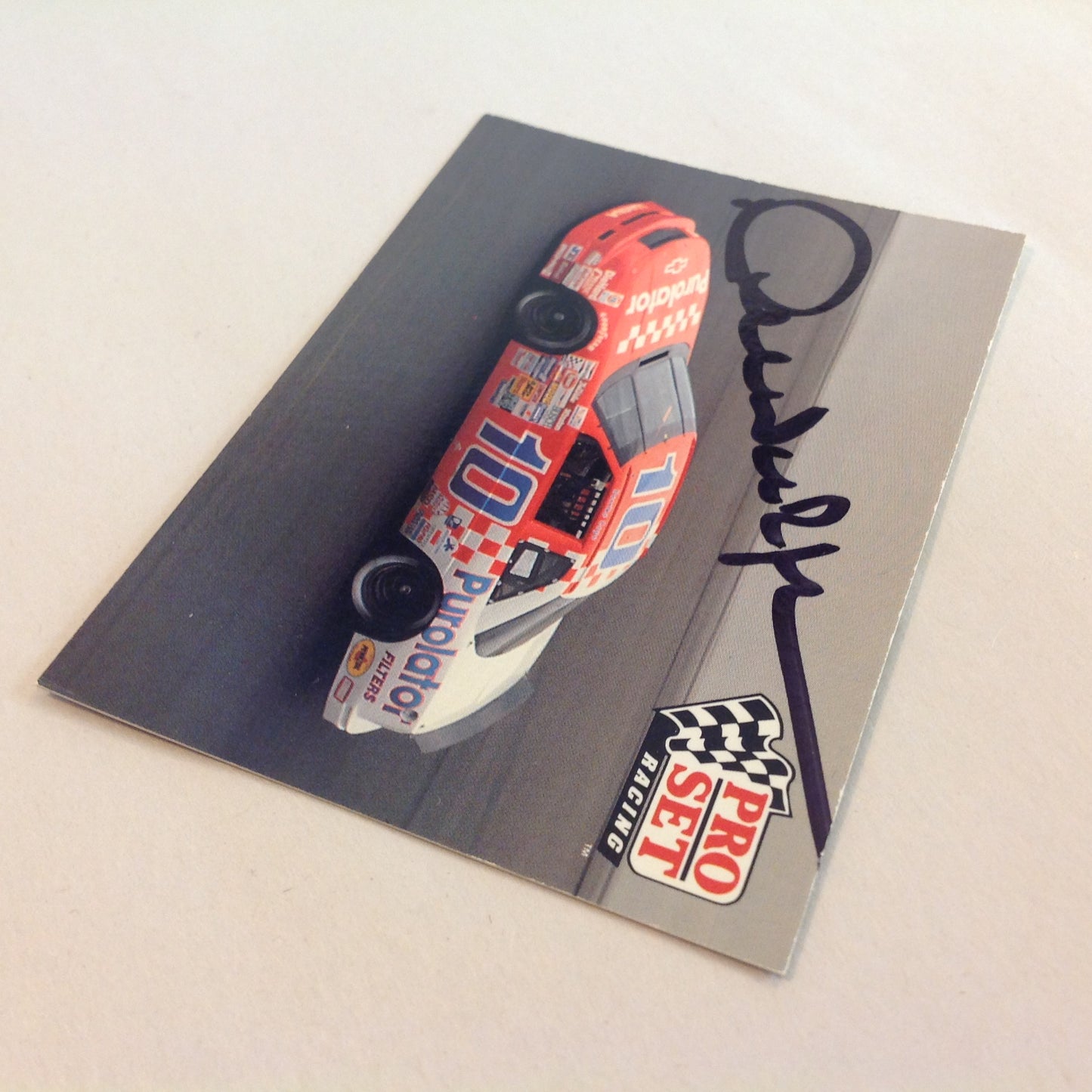 Vtg 1991 Pro Set Racing Signed Card Derrike Cope Car 10 Pura NASCAR Autographed