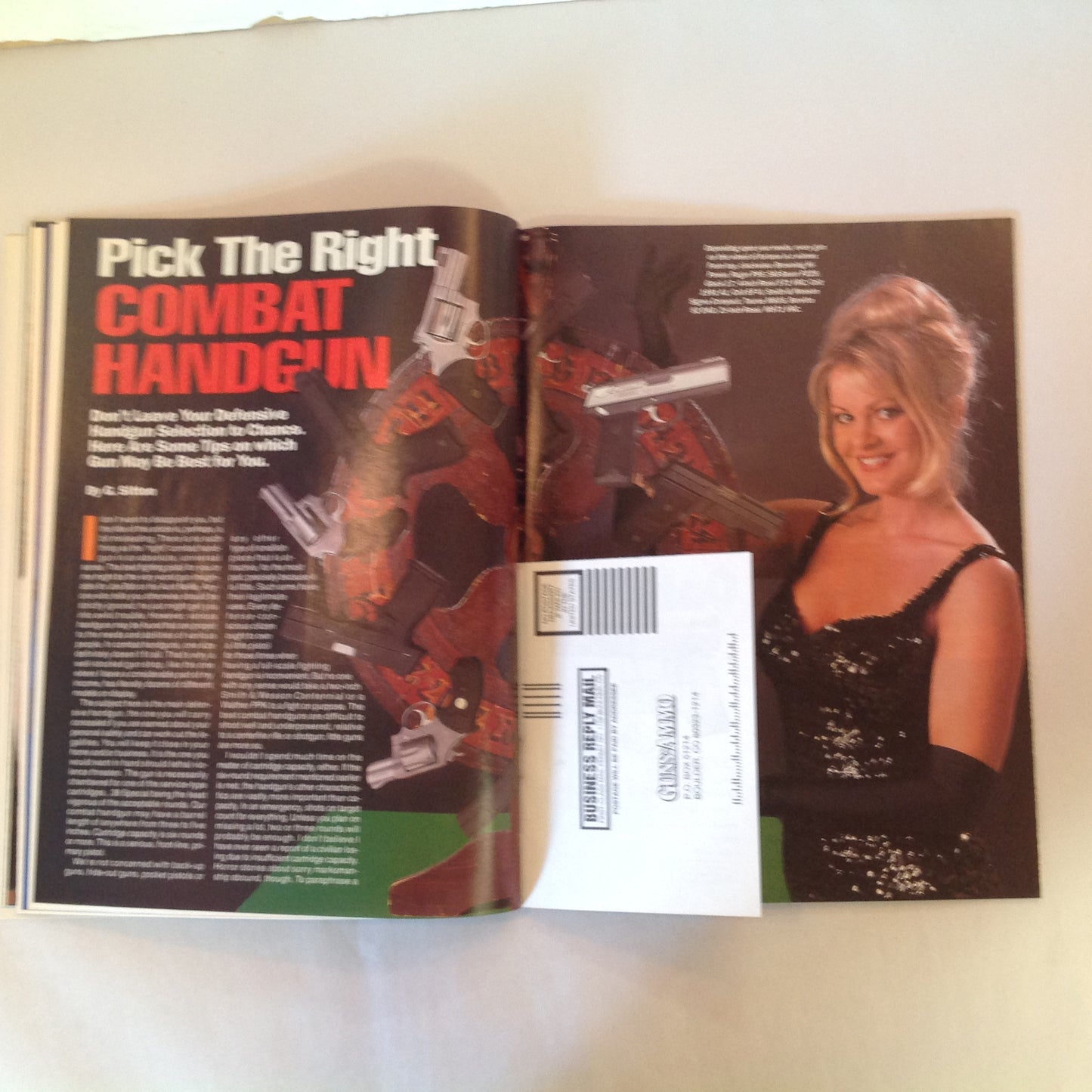 Vintage Jul 1996 Guns & Ammo Magazine Ruger's P95 Polymer Pistol Pick the Right Combat Handgun