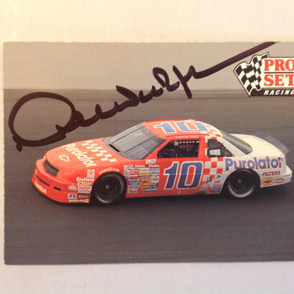 Vtg 1991 Pro Set Racing Signed Card Derrike Cope Car 10 Pura NASCAR Autographed