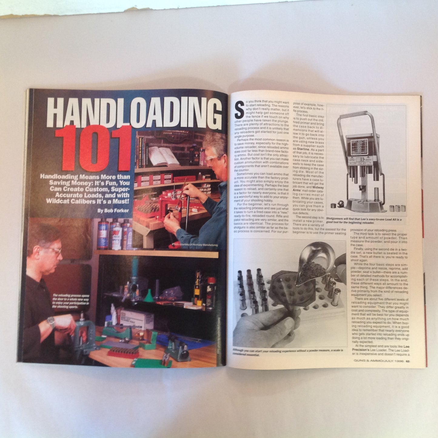 Vintage Jul 1996 Guns & Ammo Magazine Ruger's P95 Polymer Pistol Pick the Right Combat Handgun