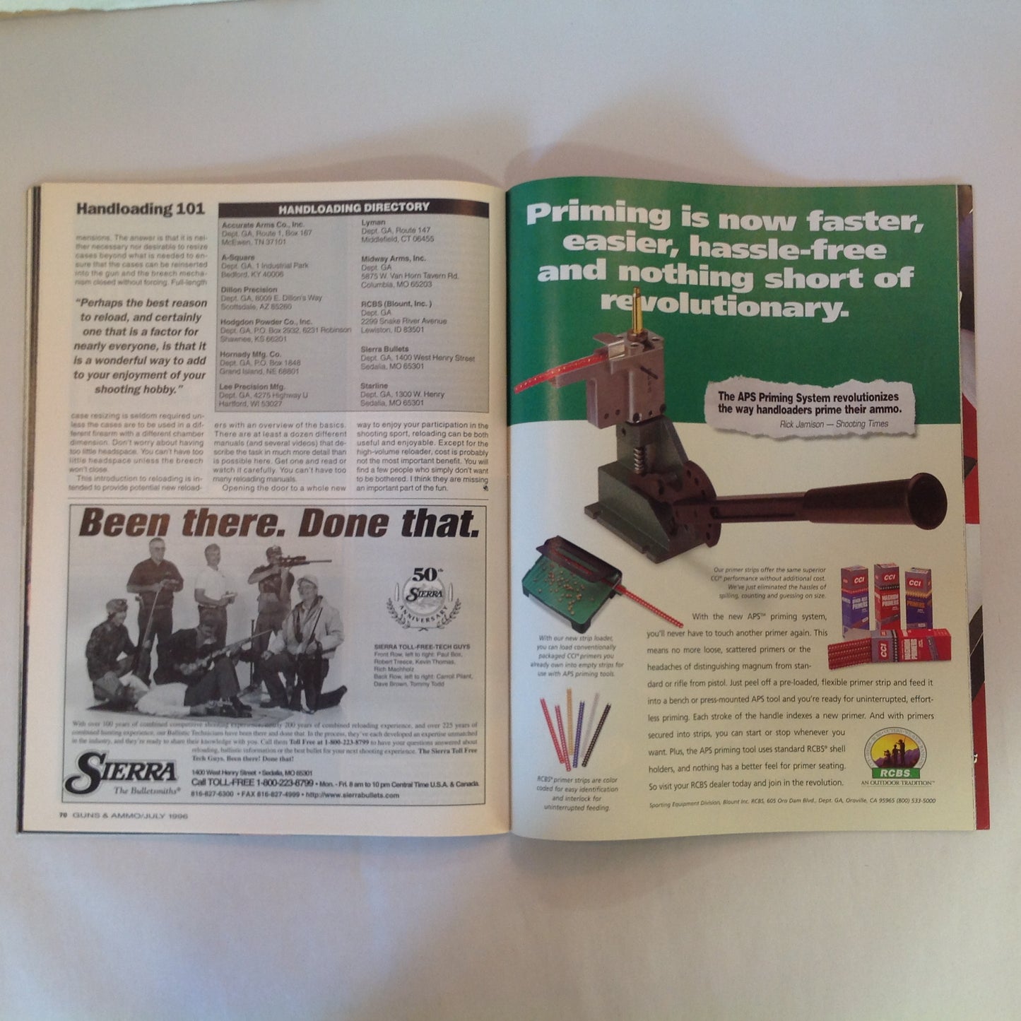 Vintage Jul 1996 Guns & Ammo Magazine Ruger's P95 Polymer Pistol Pick the Right Combat Handgun