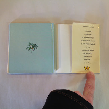 Vintage 1961 Hardcover Gift Book For You with Love Louis Untermeyer Joan Walsh Anglund Golden Press