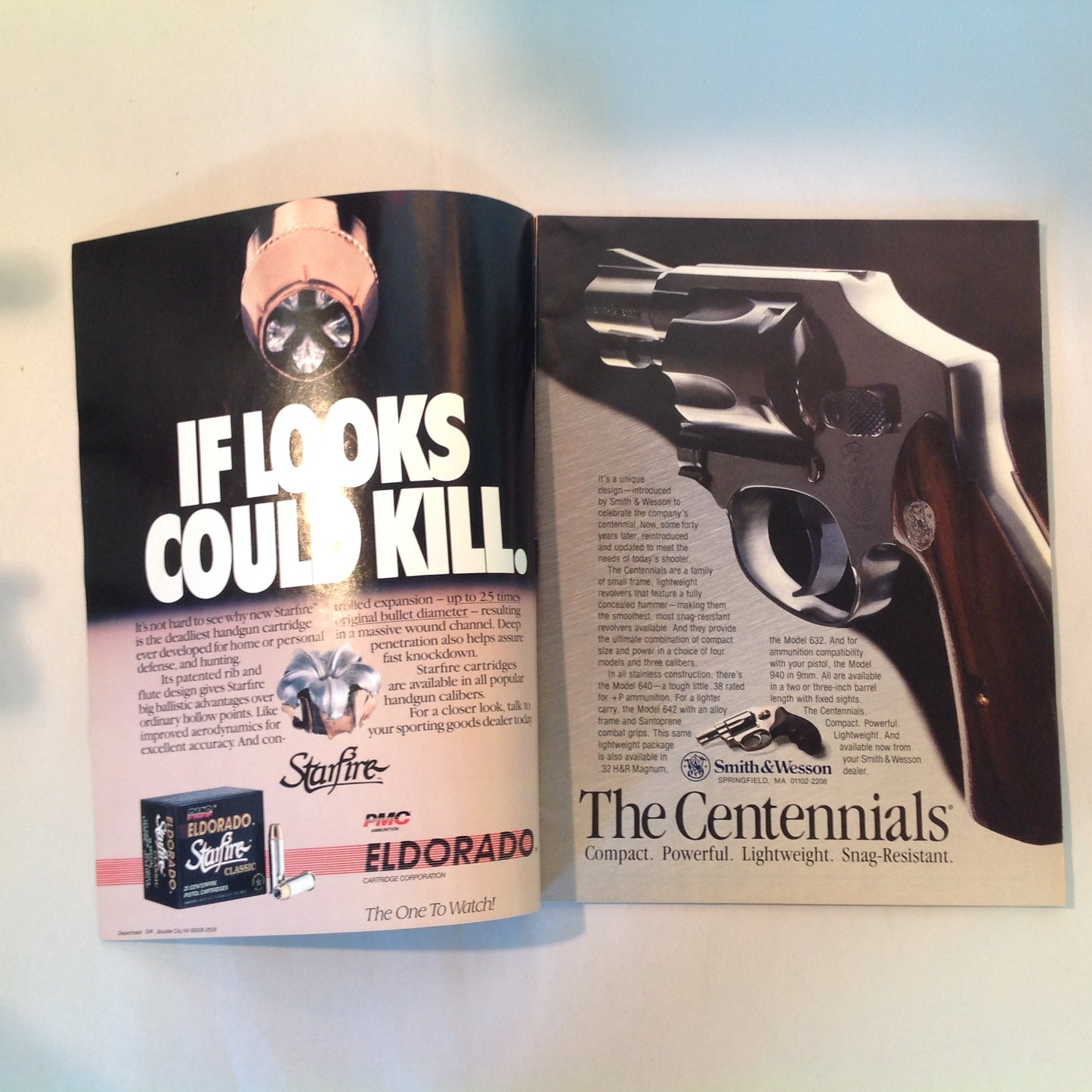 Vintage Jan 1992 Gun World Magazine H&K's SP-89 Ferguson D-Max Franchi Trap Mule Deer in the Sonora Desert