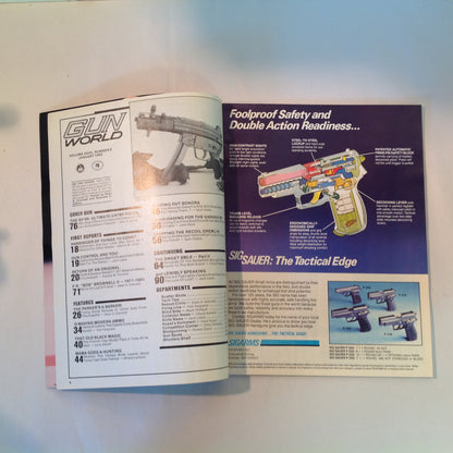 Vintage Jan 1992 Gun World Magazine H&K's SP-89 Ferguson D-Max Franchi Trap Mule Deer in the Sonora Desert