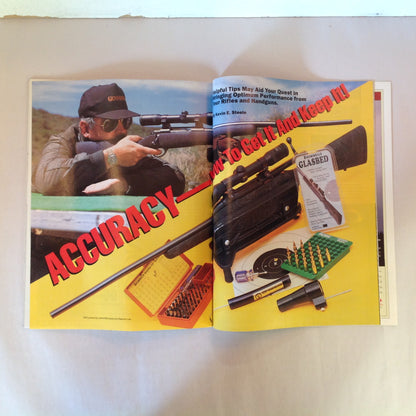 Vintage Aug 1996 Guns & Ammo Magazine 8-Shooter .357 Magnum Olympic Shooting Special Accuracy Issue