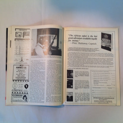Vintage Jan 1992 Gun World Magazine H&K's SP-89 Ferguson D-Max Franchi Trap Mule Deer in the Sonora Desert