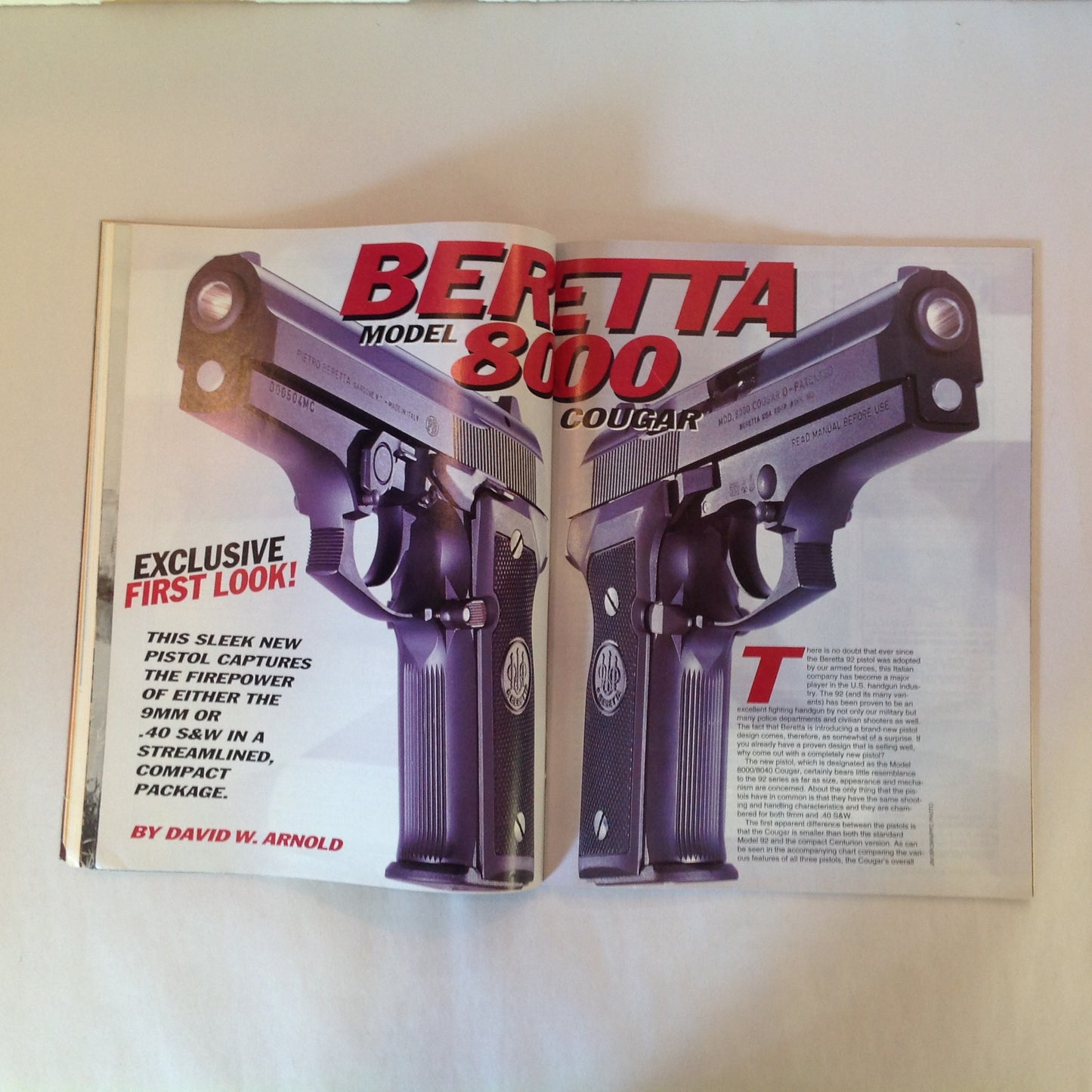 Vintage May 1995 Guns & Ammo Magazine Exclusive First Look Beretta New Combat Pistol Best Buys for '95