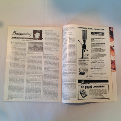 Vintage Jan 1992 Gun World Magazine H&K's SP-89 Ferguson D-Max Franchi Trap Mule Deer in the Sonora Desert