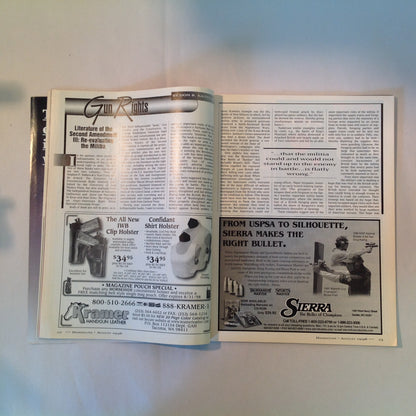 Vintage Aug 1998 Handguns Magazine Affordable Ammo .40 Stealth Combat Customized S&W 66 Stechkin