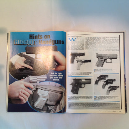 Vintage Aug 1998 Handguns Magazine Affordable Ammo .40 Stealth Combat Customized S&W 66 Stechkin