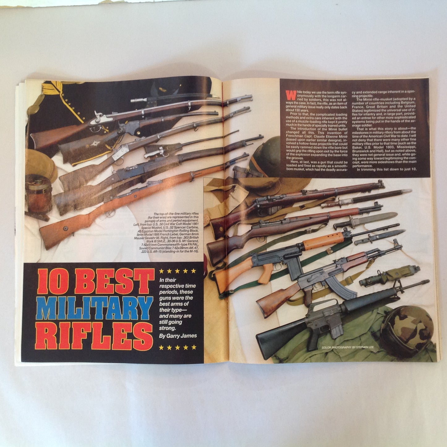 Vintage Jan 1994 Guns & Ammo Magazine High-Tech Handguns Combat Wheel Guns Remington Long-Range Rifle