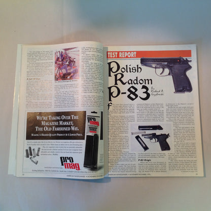 Vintage Nov/Dec 1995 American Handgunner Magazine How To Shoot Really Fast