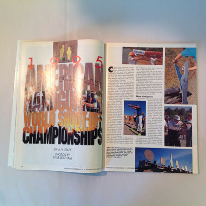 Vintage Nov/Dec 1995 American Handgunner Magazine How To Shoot Really Fast