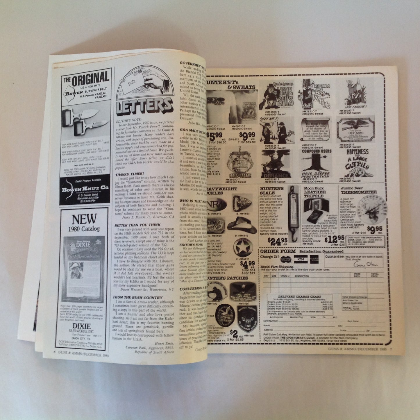 Vintage Dec 1980 Guns & Ammo Magazine All-American Walther PPK/S Magnum Mania XP-100