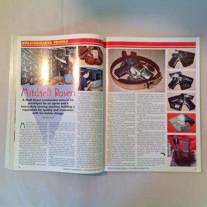 Vintage Nov/Dec 1995 American Handgunner Magazine How To Shoot Really Fast