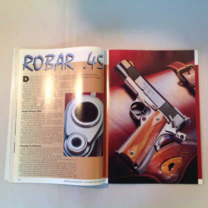 Vintage Nov/Dec 1995 American Handgunner Magazine How To Shoot Really Fast