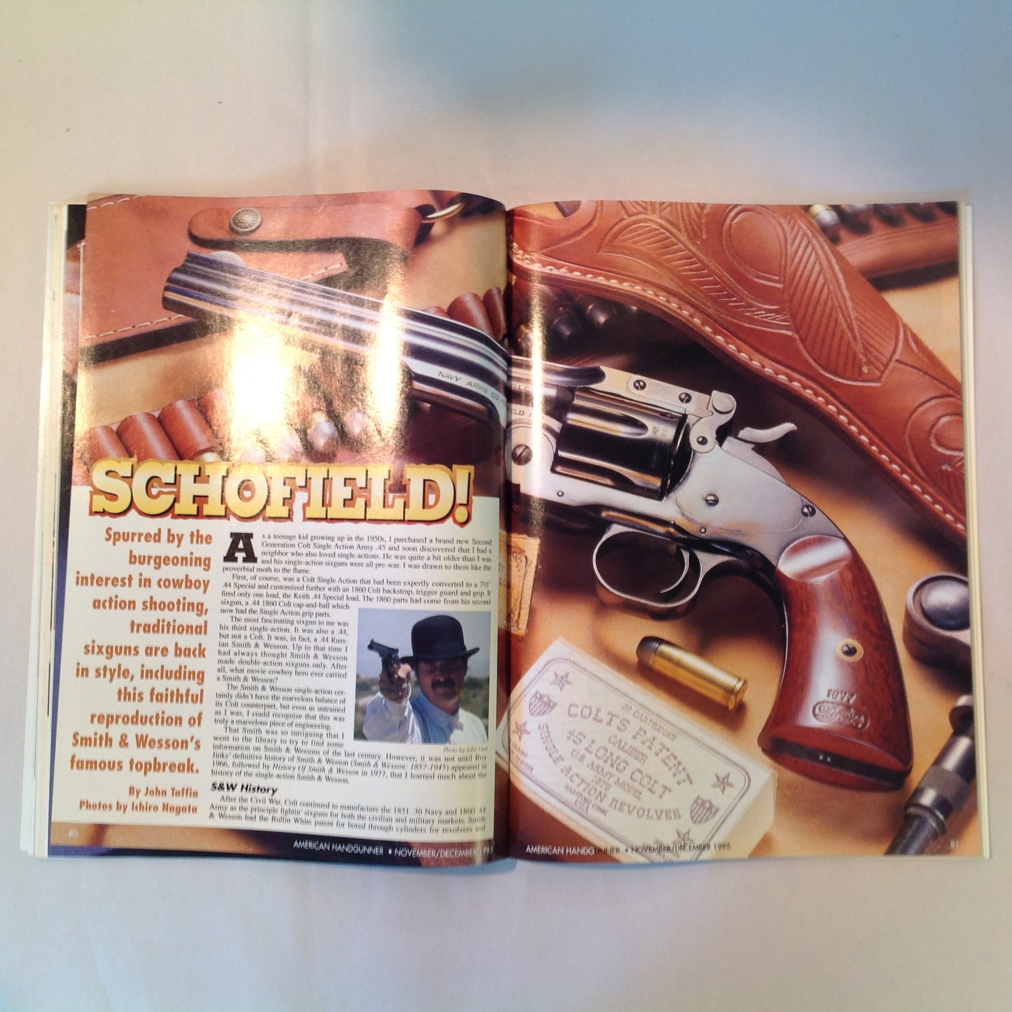 Vintage Nov/Dec 1995 American Handgunner Magazine How To Shoot Really Fast