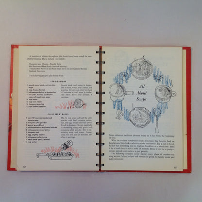 Vintage 1972 Hardcover Cooking With Soup: A Campbell Cookbook 608 Skillet Dishes, Casseroles, Stews, Sauces, Gravies, Dips, Soup Mate and Garnishes