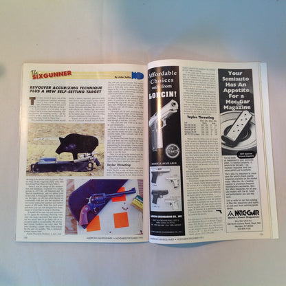 Vintage Nov/Dec 1995 American Handgunner Magazine How To Shoot Really Fast