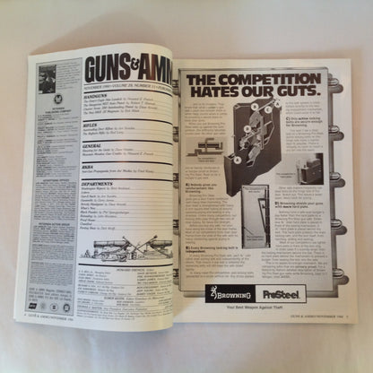 Vintage Nov 1984 Guns & Ammo Magazine The Desert Eagle Has Landed 1984 Olympics Autoloading Deer Rifle Roundup