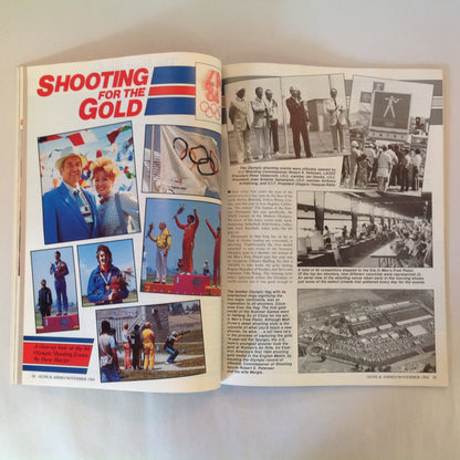 Vintage Nov 1984 Guns & Ammo Magazine The Desert Eagle Has Landed 1984 Olympics Autoloading Deer Rifle Roundup