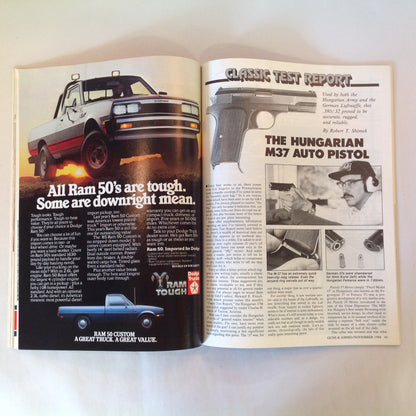 Vintage Nov 1984 Guns & Ammo Magazine The Desert Eagle Has Landed 1984 Olympics Autoloading Deer Rifle Roundup