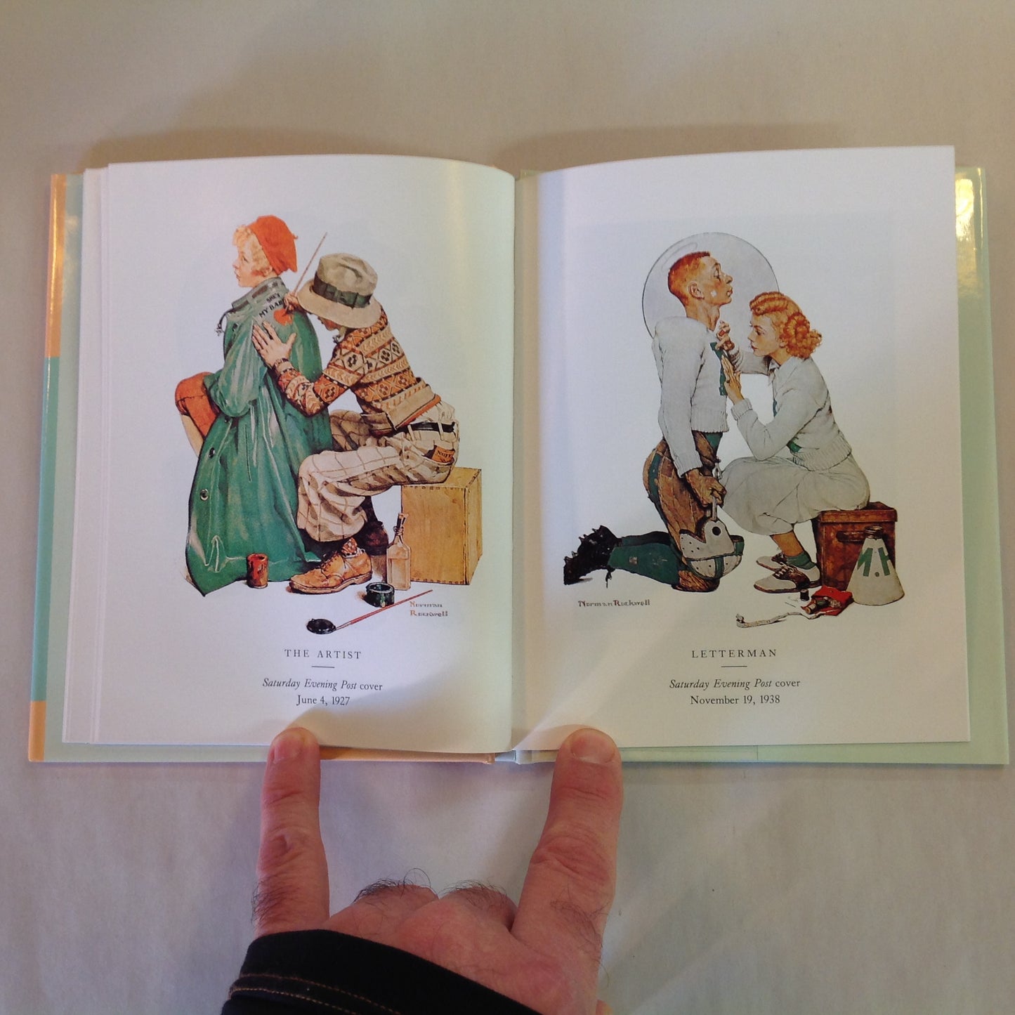 Vintage 1993 Hardcover Gift Book Norman Rockwell: Romance