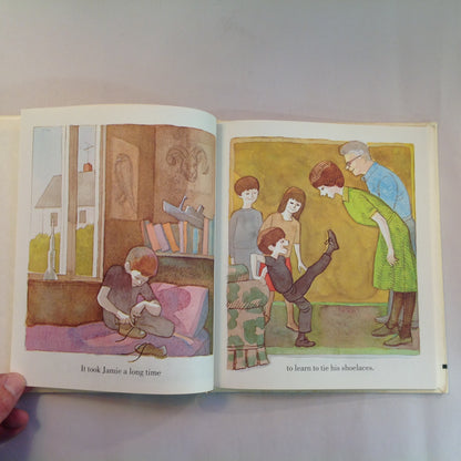 Vintage 1975 Children's Hardcover Picture Book He's My Brother Joe Lasker