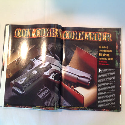 Vintage Jan/Feb 1999 American Handgunner Magazine Colt .45 Commander Top 5 Combat Knives Manstopper Ammo