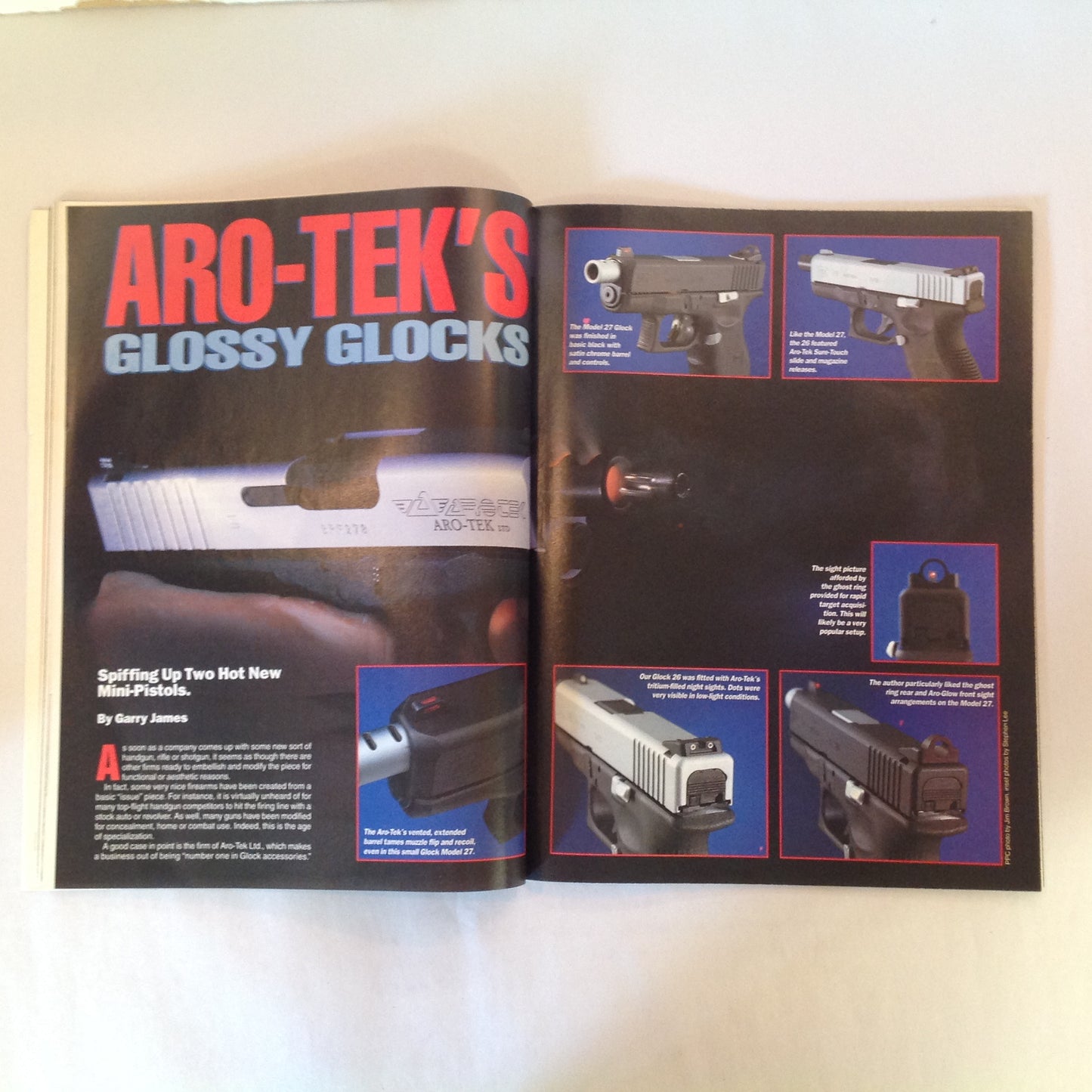 Vintage Jun 1996 Guns & Ammo Magazine New Glock Beginner's Guide to Handgunning Combat Shotgun Buyer's Guide