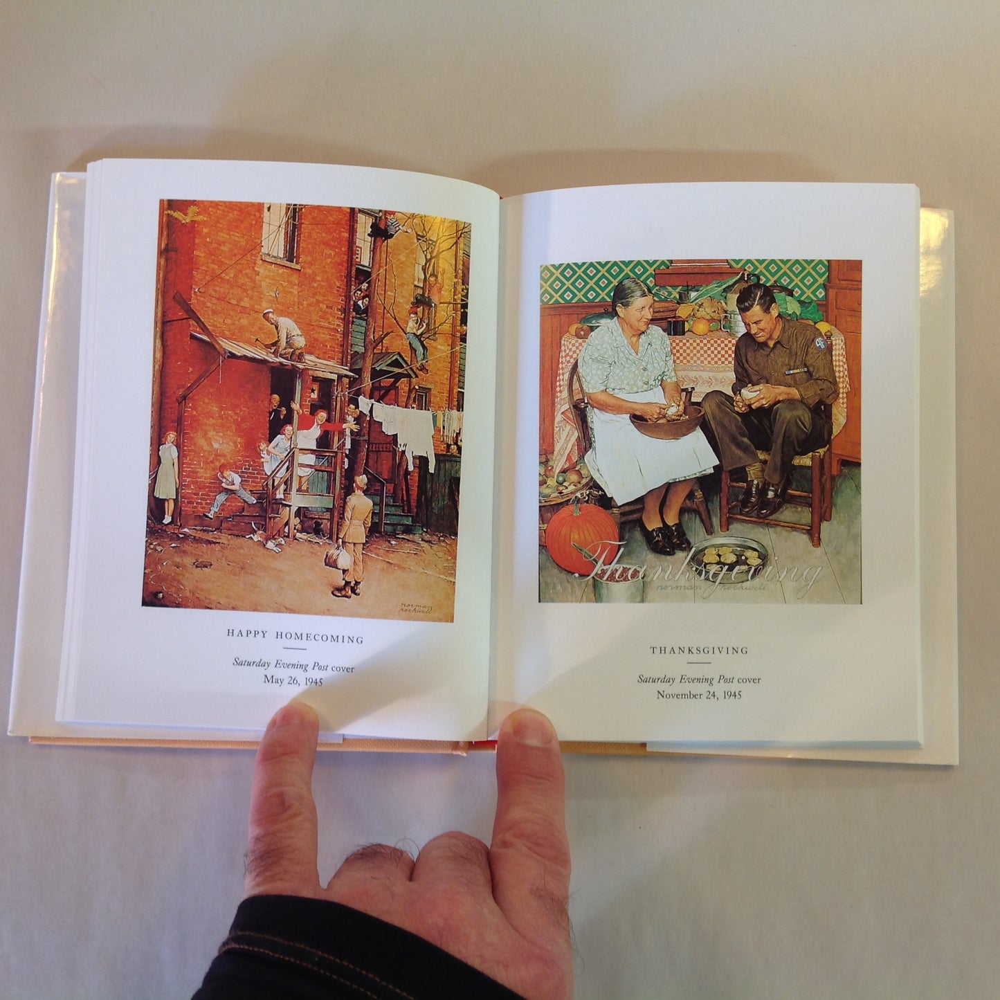 Vintage 1993 Hardcover Gift Book Norman Rockwell's American Memories