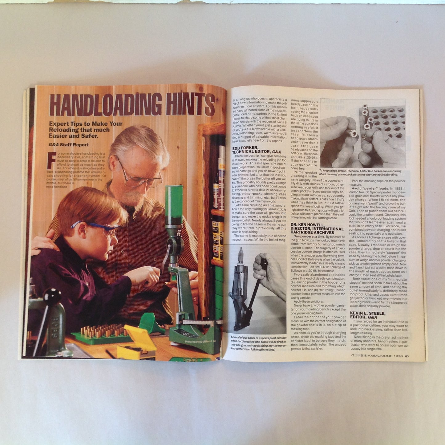 Vintage Jun 1996 Guns & Ammo Magazine New Glock Beginner's Guide to Handgunning Combat Shotgun Buyer's Guide