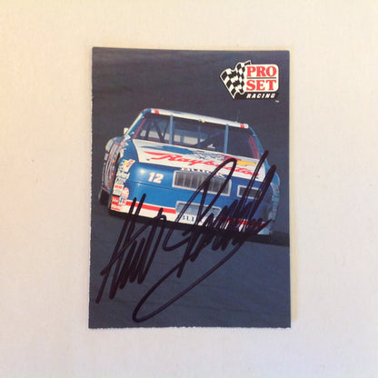 Vtg 1991 Pro Set Racing Signed Card Hut Stricklin Raybestos NASCAR Autographed