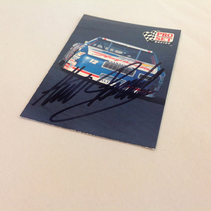 Vtg 1991 Pro Set Racing Signed Card Hut Stricklin Raybestos NASCAR Autographed