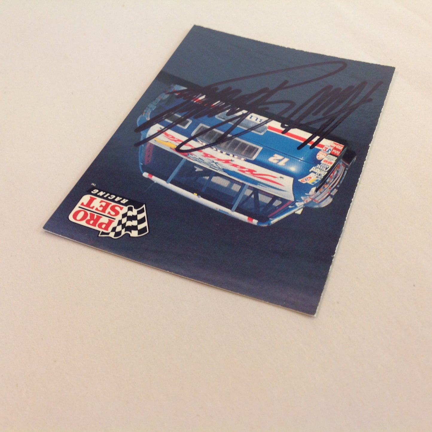 Vtg 1991 Pro Set Racing Signed Card Hut Stricklin Raybestos NASCAR Autographed