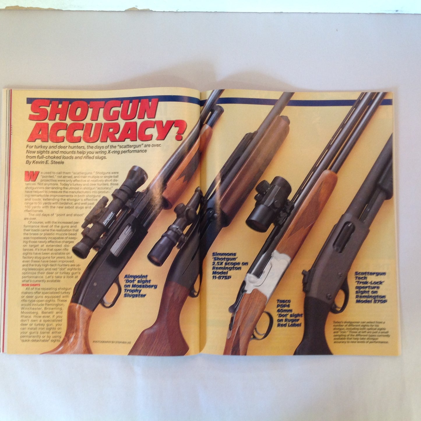Vintage Dec 1993 Guns & Ammo Magazine America's Classic .45s Auto-Action Shootout Rifle Accuracy Revolution