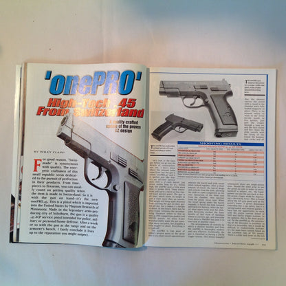 Vintage Dec 1998 Handguns Magazine Experts Pick TOP Gun Gear Cowboy Single Action New Gun Tests Arcus Bulgaria