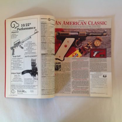 Vintage Apr 1990 Guns & Ammo Magazine S&W .40 Auto Cartridge High Tech Combat Guns from Taurus .357 Magnum Vs 10mm Auto