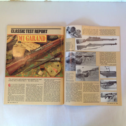 Vintage Apr 1990 Guns & Ammo Magazine S&W .40 Auto Cartridge High Tech Combat Guns from Taurus .357 Magnum Vs 10mm Auto