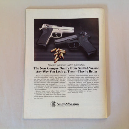Vintage Apr 1990 Guns & Ammo Magazine S&W .40 Auto Cartridge High Tech Combat Guns from Taurus .357 Magnum Vs 10mm Auto