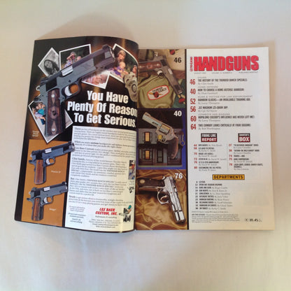 Vintage Aug 2000 Guns & Ammo HANDGUNS Magazine Steyr M-40 Thudner Guns Special 1911s Rainbow Glocks