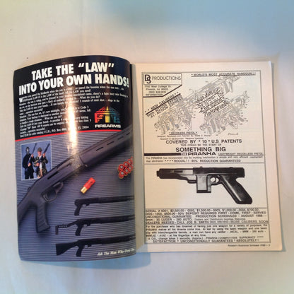 Vintage Sep 1988 Petersen's Handguns For Sport & Defense Pocket Pistols Match Shooting Point Firing