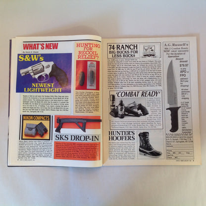 Vintage Jan 1991 Guns & Ammo Magazine Shootout: .40 S&W VS .45 ACP Beretta Stainless 9mm How To Keep Your Guns Safe