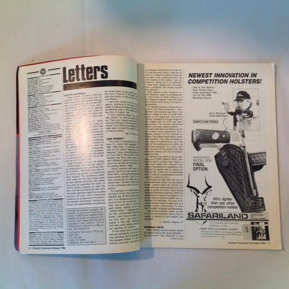 Vintage Sep 1988 Petersen's Handguns For Sport & Defense Pocket Pistols Match Shooting Point Firing